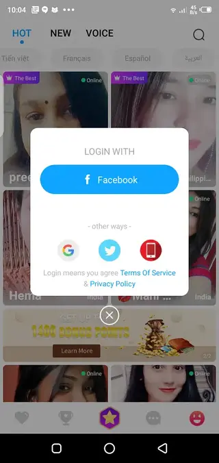 Screenshot of CareFast Dating Download