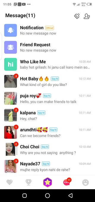 Screenshot of CareFast Dating Android