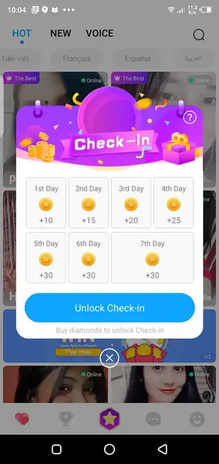 Screenshot of CareFast Dating App