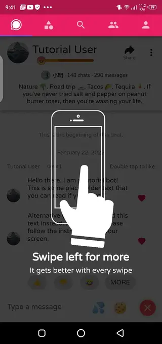 Screenshot of Chai Chat With AI Friends