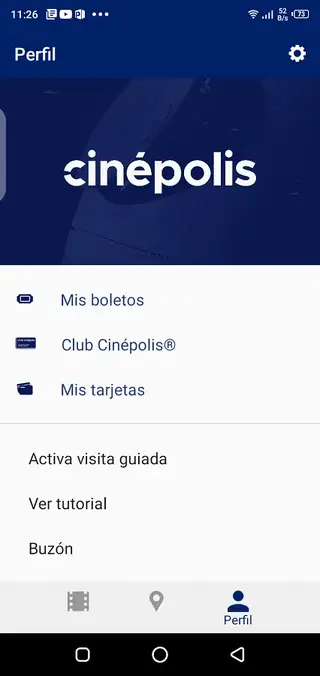 Screenshot of Cinepolis Android