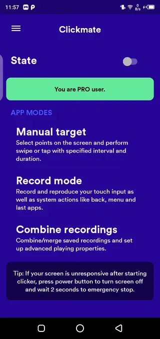 Screenshot of Clickmate Apk