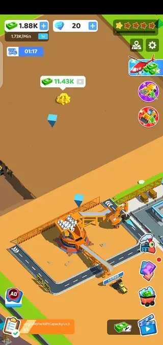 Screenshot of Coal Mining Inc Game