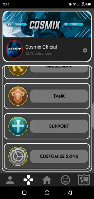 Screenshot of Cosmic Injector