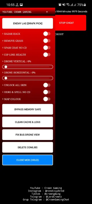 Screenshot of Crown Gaming VIP App