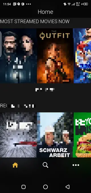 Screenshot of Cuco TV Android