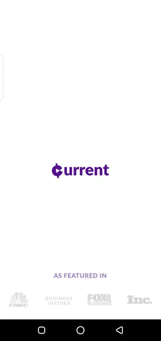 Screenshot of Current App