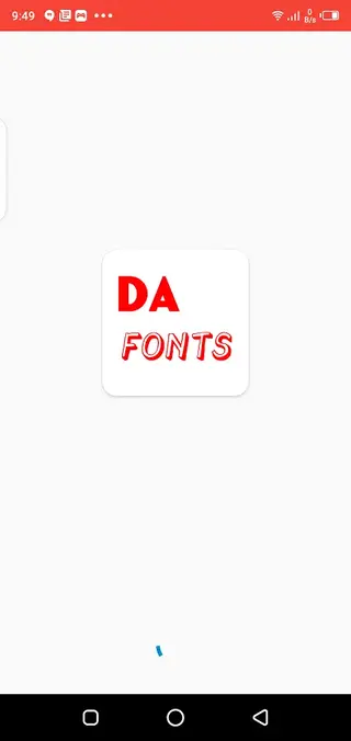 Screenshot of Dafont