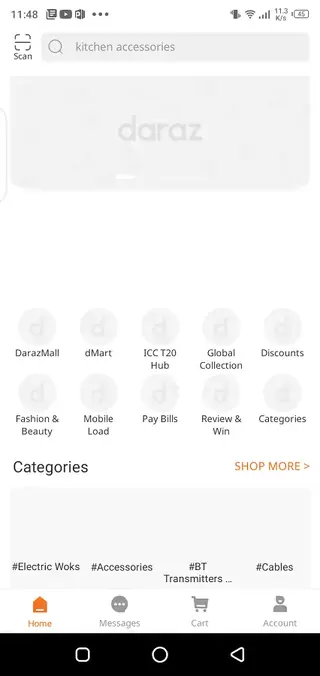 Screenshot of Daraz Live Match Android