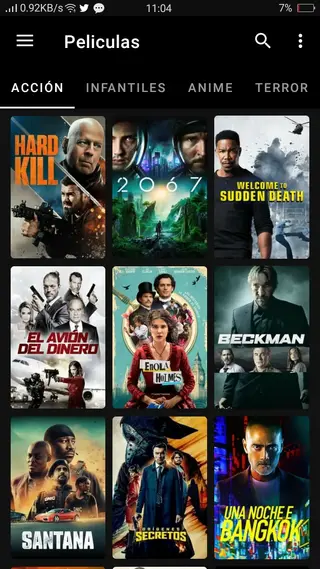 Screenshot of Dark Play App
