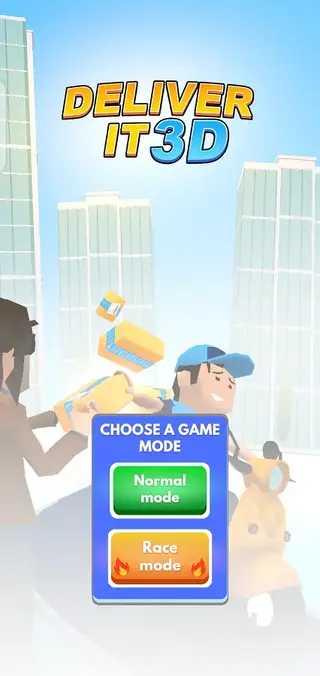Screenshot of Deliver It 3D Game