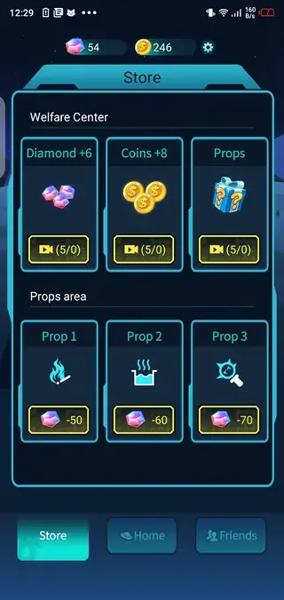 Screenshot of Dig The Gemstone Game