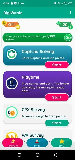 Screenshot of DigiWards Apk