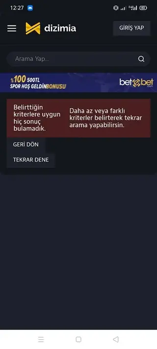 Screenshot of Dizimia Android