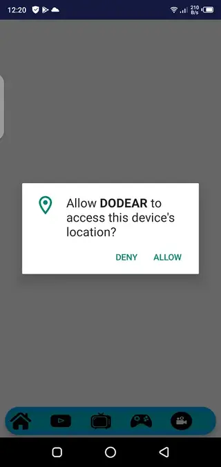 Screeenshot of Dodear App