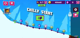 Screenhot of Downhill Smash Game