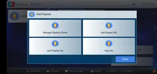 Screenshot of Duplex IPTV App