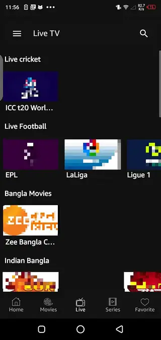 Screenshot of Durbin Live TV Download