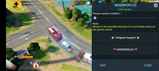 Screenshot of Emergency HQ Mod Menu Download