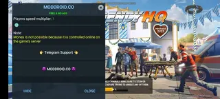 Screenshot of Emergency HQ Mod Menu Apk