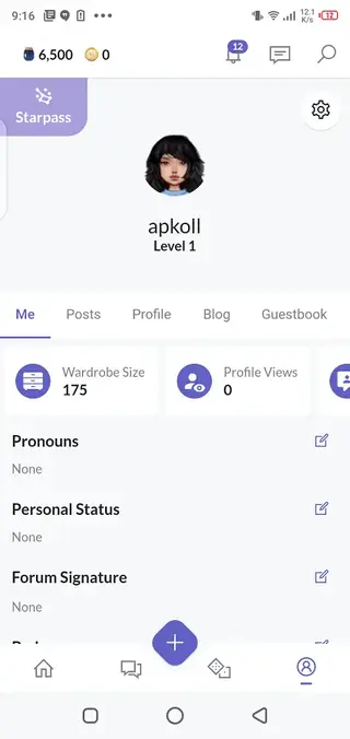 Screenshot of Everskies Android