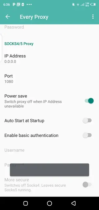 Screenshot of Every Proxy App