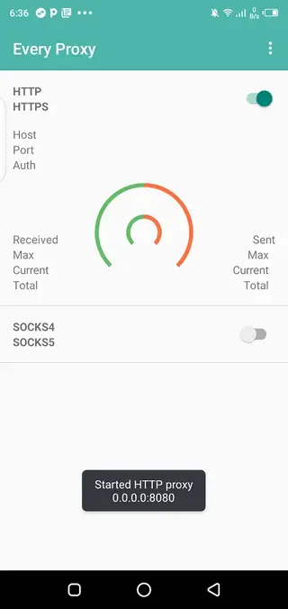 Screenshot of Every Proxy Android