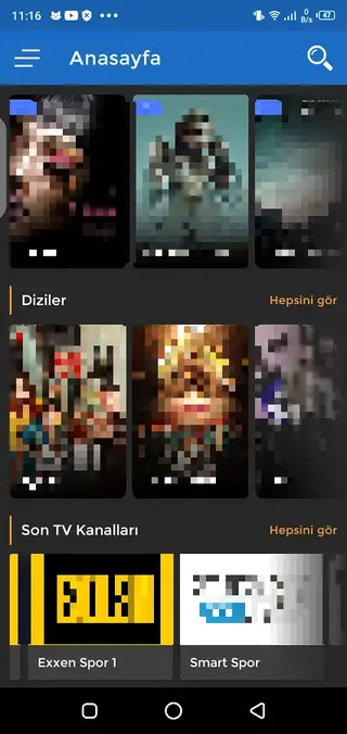 Screenshot of Exper TV Apk