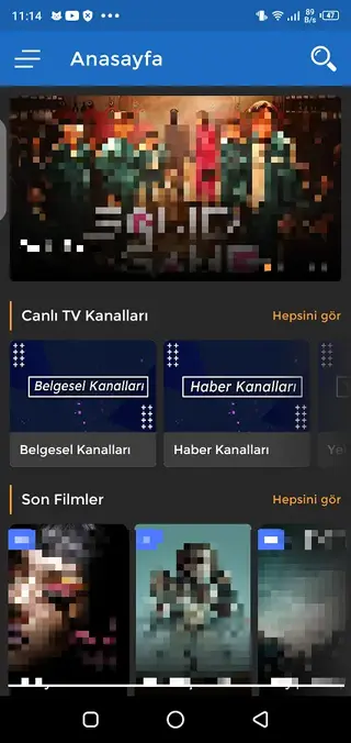 Screenshot of Exper TV