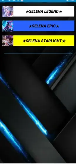 Screenshot of EZ Hunter Apk Selenas Skins