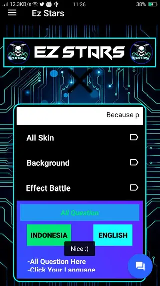 Screenshot of Ez Stars