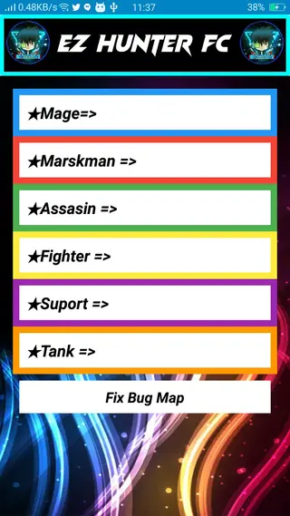 Screenshot of Ez Stars Injector