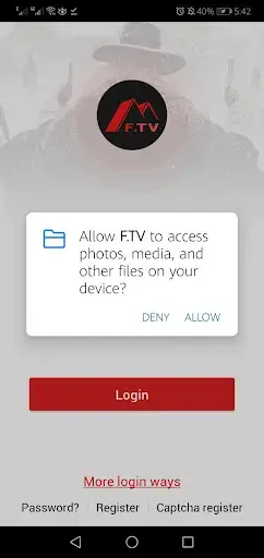 Screenhot of F.Tv Apk IPTV App