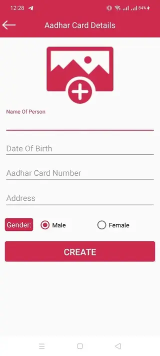 Screenshot of Fake Aadhar Card For Android