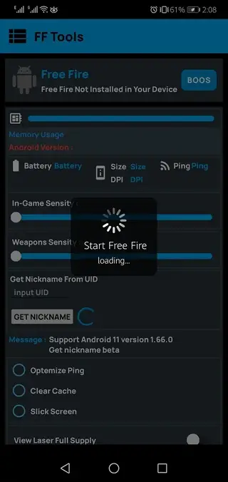 Screenshot of FF Tools Download