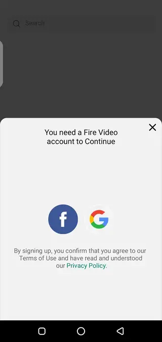 Screenshot of Fire Video Android