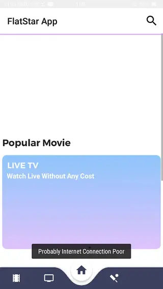 Screenshot of FlatStar App