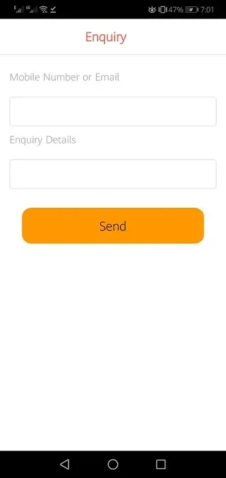 Screenshot of FleetFinder App Tracking App