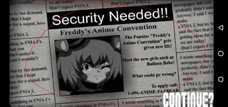 Screenshot of FNAF Anime Apk