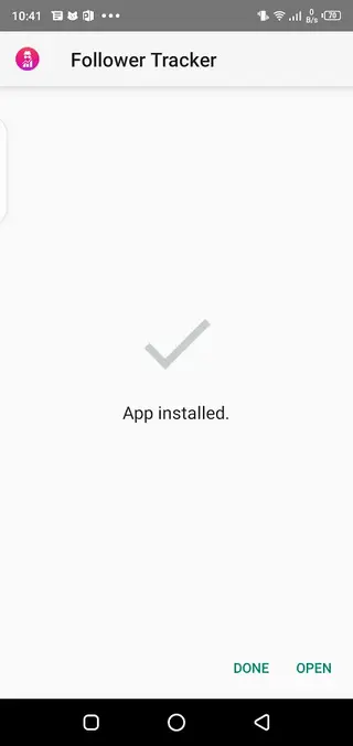 Screenshot of Follower Tracker Apk
