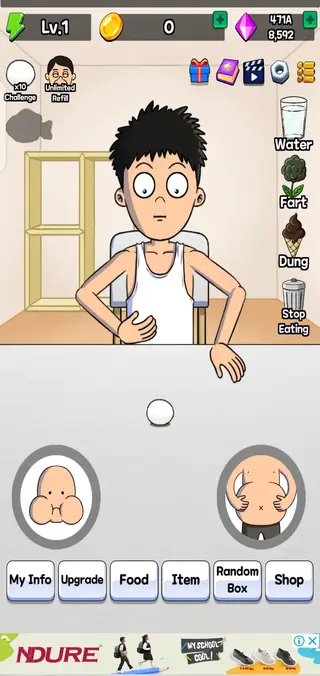 Screenshot of Food Fighter Clicker Mod Apk