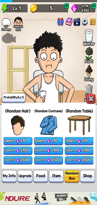 Screenshot of Food Fighter Clicker Premium Mod Apk