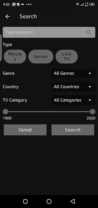 Screenshot of Foxy Movie Apk