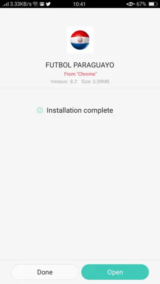 Screenshot of FUTBOL PARAGUAYO Download
