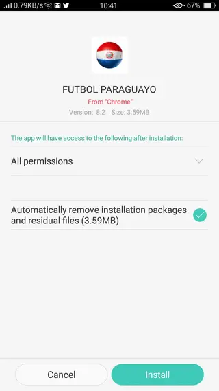 Screenshot of FUTBOL PARAGUAYO Apk