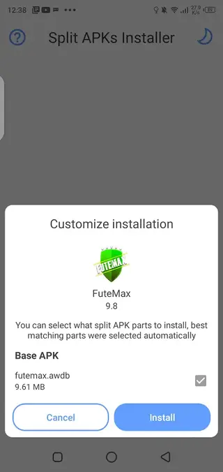 Screenshot of Futemax Download