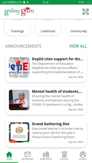Screenshot of Gabay Guro Apk
