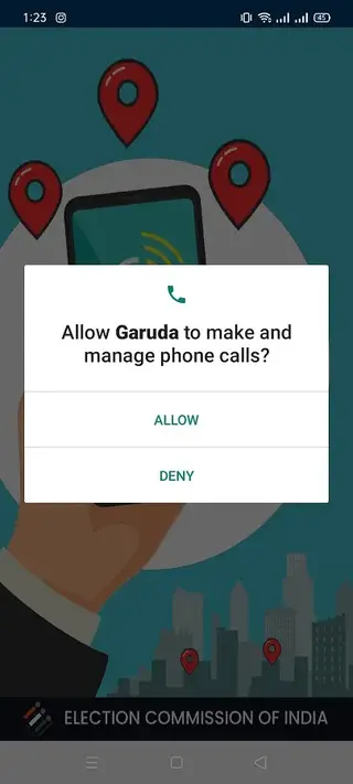Screenhot of Garuda Training Android