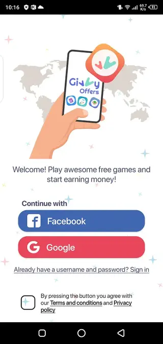 Screenshot of Givvy Download