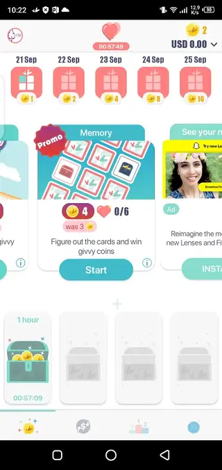 Screenshot of Givvy Apk